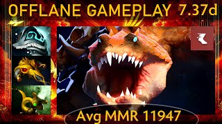 ⭐ 737d Primal Beast KAD  29 KP  71 Offlane Gameplay  Dota 2 Top MMR [upl. by Sukram]