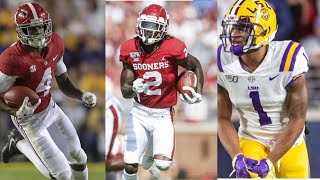 Top 10 Wide Receivers 20192020 Season in College Football [upl. by Bergess]