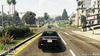 Grand Theft Auto 5  Obey Tailgater Michaels Car  Open World Free Roam Gameplay UHD 4K60FPS [upl. by Suissac371]