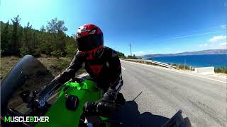 Kawasaki Zx14R Exhaust Sound Quickshifter Sound [upl. by Cirone]