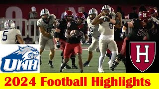 New Hampshire vs Harvard Football Game Highlights 10 4 2024 [upl. by Spieler]