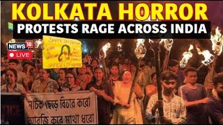 Kolkata Doctor News Live Updates  Massive Protest Rock Country  Bengal Live  News18 Live  N18L [upl. by Saihtam]