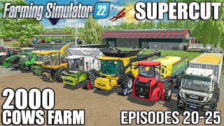 2000 COWS FARM  SUPERCUT Episode 2025  Farming Simulator 22 [upl. by Datha234]