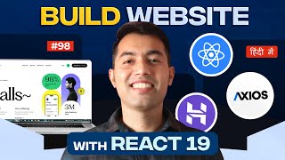 Build a Responsive MultiPage React 19 Website  Dynamic Routes Search Filters Axios API amp Deploy [upl. by Paget]