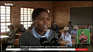 Limpopo teacher has been honoured [upl. by Horodko32]