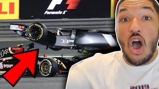 American FIRST REACTION to PASTOR MALDONADO CRASH COMPILATION Maldonado F1 Crash [upl. by Ahsilahs]