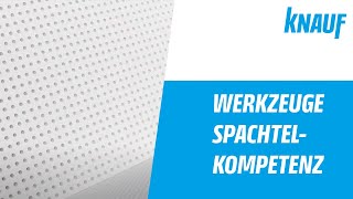 Knauf Spachtel  Werkzeuge [upl. by Tingey]