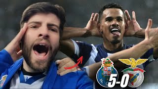 PORTO HUMILHA BENFICA NO DRAGÃO  FC PORTO 50 SL BENFICA VLOG [upl. by Loyce380]