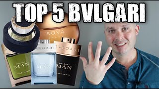 TOP 5 BVLGARI FRAGRANCESCOLOGNE [upl. by Bartie]