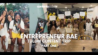 TULUM CONTENT TRIP  PART ONE  NETWORKING  CONTENT  VIBES [upl. by Hourigan]