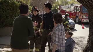 Station 19 maya and travis try to clam down abuser 3x13 [upl. by Assennev]