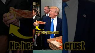 Donald Trump’s Unpredictable Diet Why He Hates Pizza Crust 🍕DonaldTrump TrumpDiet PizzaCrust [upl. by Pfaff847]