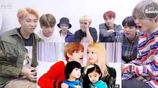 BTS Reaction to l BTS X BLACKPINK COUPLE SHIPS TAELICE [upl. by Aneen]