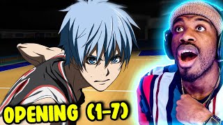 BEST SPORTS OPENINGS First Time Reacting to Kokoro No Basket All Openings 17 [upl. by Zia]