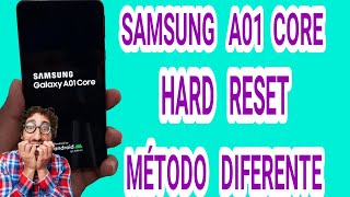 Formatear samsung a01 core  Hard Reset samsung a01  Quitar patron contraseña bloqueo android 11 [upl. by Yesdnik]