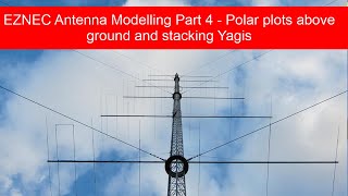 EZNEC Antenna Modelling  Part 4 Creating Polar Plots and Stacking Yagis for measurement [upl. by Alejandrina]