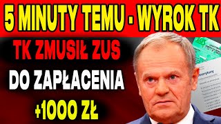 SZOK 5 MINUTY TEMU TRYBUNAŁ ZMIAŻDŻYŁ SYSTEM EMERYTALNY SPRAWDŹ ILE CI ODDADZĄ [upl. by Castle]