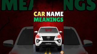 Meanings of car names 🤔 ridewars [upl. by Meerek]