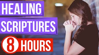 Healing Scriptures Bible verses for sleep with Gods Word ON Peaceful Scriptures [upl. by Elodia986]