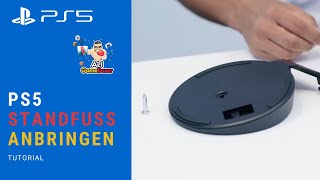 Ps5 Standfuß Installation  ANBRINGEN  Deutsch [upl. by Sinnaiy94]