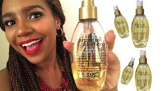 ARGAN OIL OF MOROCCO WEIGHTLESS HEALING DRY OIL REVIEW [upl. by Beverle]