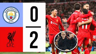 🔴Liverpool vs Manchester City 20 HIGHLIGHTS  GAKPO amp SALAH GOALS  PREMIER LEAGUE [upl. by Hael197]