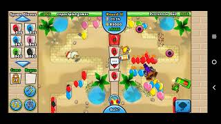 Bloons TD Battles Professor Evil 10132023 Play With Fire Engineer Ninja Dart Mobile Based NLL Strat [upl. by Merrily]