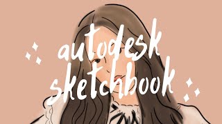 easy autodesk sketchbook tutorial beginners [upl. by Adnilema183]