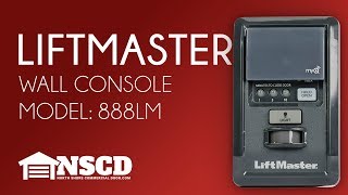 LiftMaster 888LM MyQ Control Panel [upl. by Aronas418]