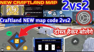 2v2 Hack Craftland Map Code🤯auto headshot Watch full video 💯wait for end✅  freefire craftland [upl. by Pentha]