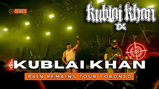 Kublai Khan  Boomslang  Pain Remains Tour Live In Toronto 2024 [upl. by Scotney691]