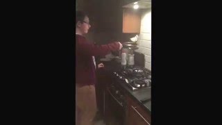 Happy Pancakes day Flipping pancakes In Slow motion [upl. by Issej]