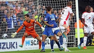 HIGHLIGHTS MK Dons 31 AFC Wimbledon [upl. by Joni292]