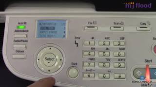 Konica Minolta bizhub C25  how to get meter readings [upl. by Zebedee]