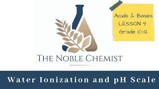 Water Ionization Constant Kw and pH Scale [upl. by Norrat603]