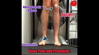 knee pain and overpronation [upl. by Kantor541]