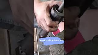 Karet bushing lower arm drai ban bekas youtubeshorts [upl. by Ameerahs]