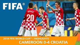 Cameroon v Croatia  2014 FIFA World Cup  Match Highlights [upl. by Ahlgren]