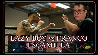 SPARRING ENTRE FRANCO ESCAMILLA Y LAZY BOY [upl. by Tezile808]