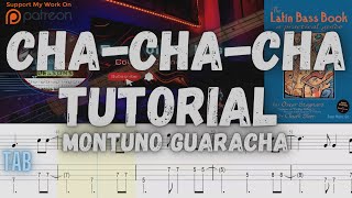 quotElectric Bass ChaChaCha Montuno Guaracha Tutorial Groove to the Latin Rhythmquot [upl. by Enaej]