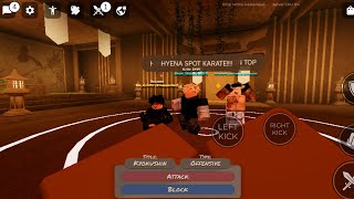 I played roblox karate chito ryu style showcase [upl. by Eddi]