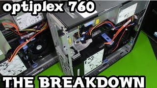 PART 1 DISASSEMBLING A DELL OPTIPLEX 760 FOR MW3 THEME GAMING PC [upl. by Amery]