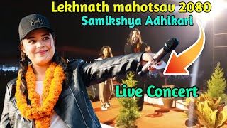 Samikshya Adhikari Live Performance At Lekhnath Mahotsav 2080 SamikshyaAdhikari [upl. by Beall]