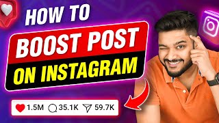 How to Boost Post on Instagram  Instagram Boost Post  Social Seller Academy [upl. by Inaffets260]