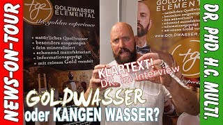 Goldwasser vs Kangen Wasser 4k Was ist besser StartupCon Köln Lanxess Arena [upl. by Reppep]