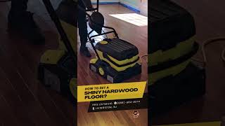 ✅ How to Get a Shiny Hardwood Floor  Livingston NJ hardwoodfloorcleaning [upl. by Ynnaej]