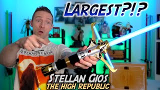 The Largest Galaxys Edge Lightsaber Yet Stellan Gios Legacy Lightsaber [upl. by Alexandros]