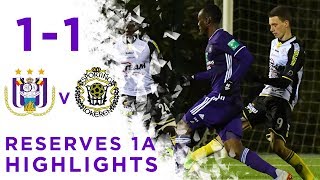 Reserves 1A RSCA 11 Lokeren Highlights 29102018 [upl. by Huoh]