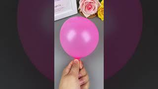 Use balloons to make a fun little rabbit tumbler Its simple and fun Try it with your children [upl. by Dorothi]