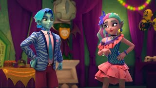 Gill and Lagoona at the Monster Ball💞💫  Monster High Season Finale “Monster Way”  Exclusive Clip [upl. by Sidman463]